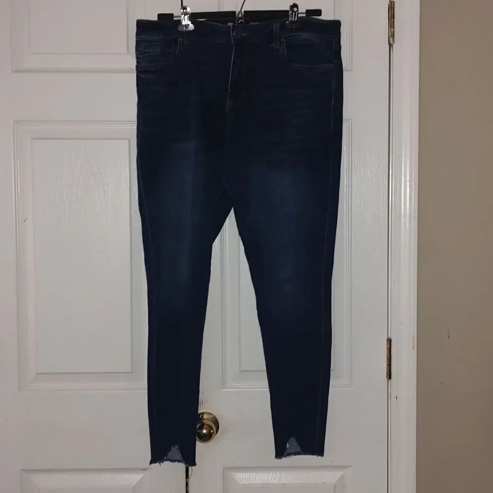 KUT from the Kloth Donna High Rise Ankle Skinny Jeans  Sz 14